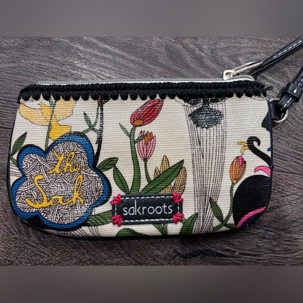 Sakroots Wristlet Small Nature Floral Print
